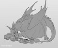 Dragon Sized Pregnancy Cravings by Folvondusque