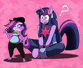  Zoe Trent and Twilight Sparkle by sssonic2