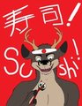 Sushi Deer! by Nightfox7