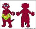 Ref sheet for baby inkspot otter by deadf1