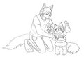 A picture of me and my fur daughter Cassy. by Wakka