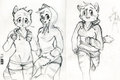 Tiger girl sketches by foxboy83