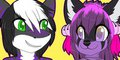 Abyssal & Lynette Icons by ZebraWolf by AngelBourne