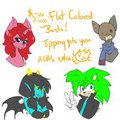 $5 Flat colored bust up COMMISSIONS! by TikiSan