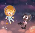 Steven Universe - Cookie Cat and Lion Lickers by SunnyNoga