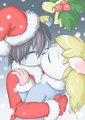Christmas kiss by minum