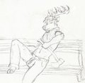 random elk guy  by draxthefox