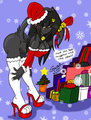 Naughty Or Nice Holiday Boing Boing Special (2011 Xmas Pinup Clean) by krocialblack