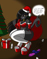 Hope You've Been Good This Year (Xmas Special Pinup 2012) by krocialblack