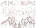 Pokemon head sketch request 3 (Complete!) by Neos8