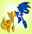 Sonic and Tails by kamiraexe
