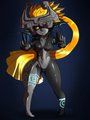 Cutie Midna by renamonpaws