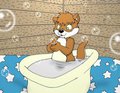 Rokukes bath time by RokukeShiba