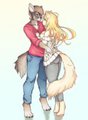 Furry couple by fruitbloodmilkshake