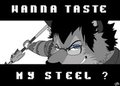 Wanna Taste My Steel? by CheezyPeanutButter