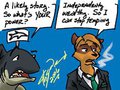 The Shark and Uncle Pennybags (part 2) by terrymouse